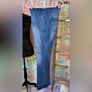 Knox Rose Elastic Waist Super Stretch Flare Bottoms No Distressed legs Sz XXL